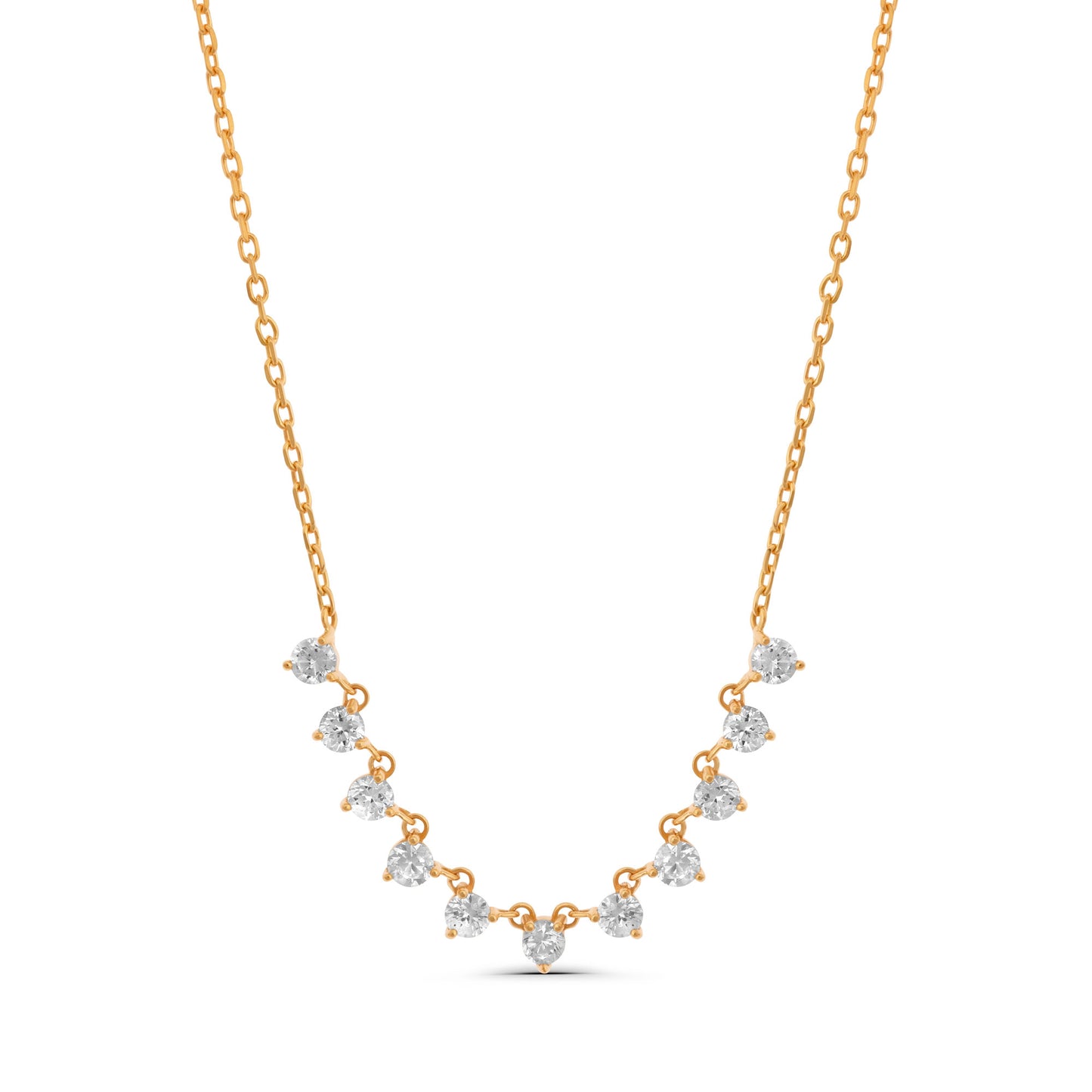 Linked Stones Necklace