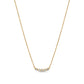 Five Bezel Stones Necklace