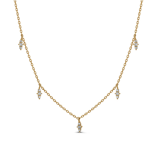 Mini Lines Dangling Necklace