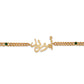 Name with Stones Bold Chain Bracelet
