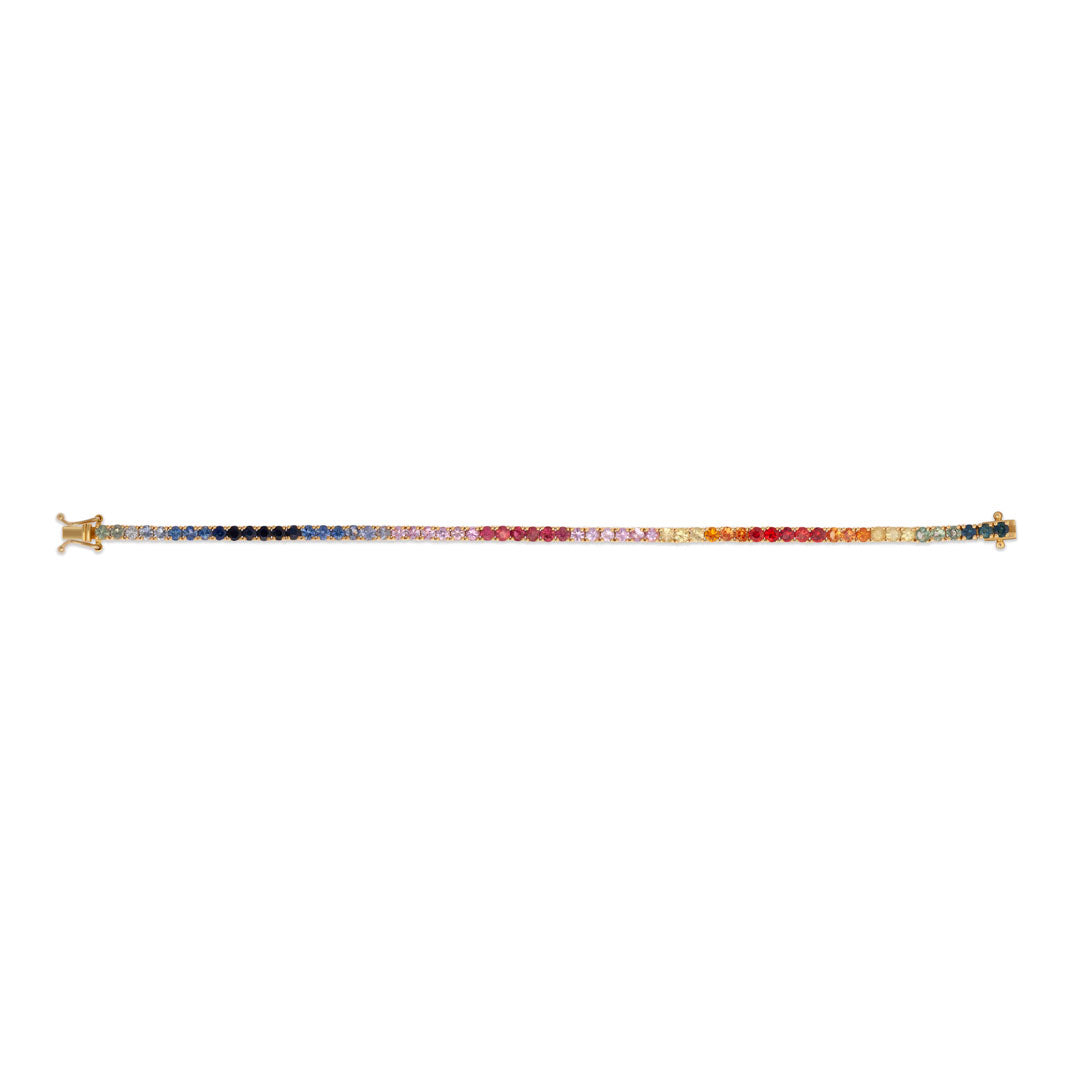Rainbow Tennis Bracelet