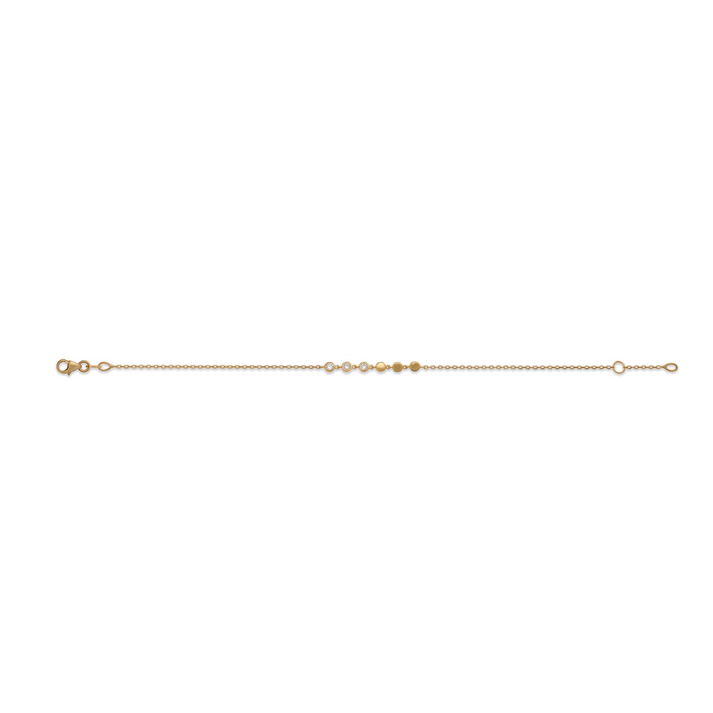 Half Mini Bezel Stones Bracelet