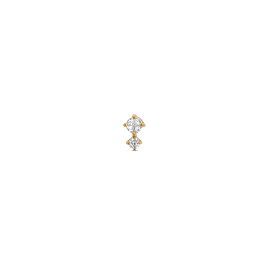 Two-Stone Stud