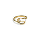 Gold Wave Diamond Ring