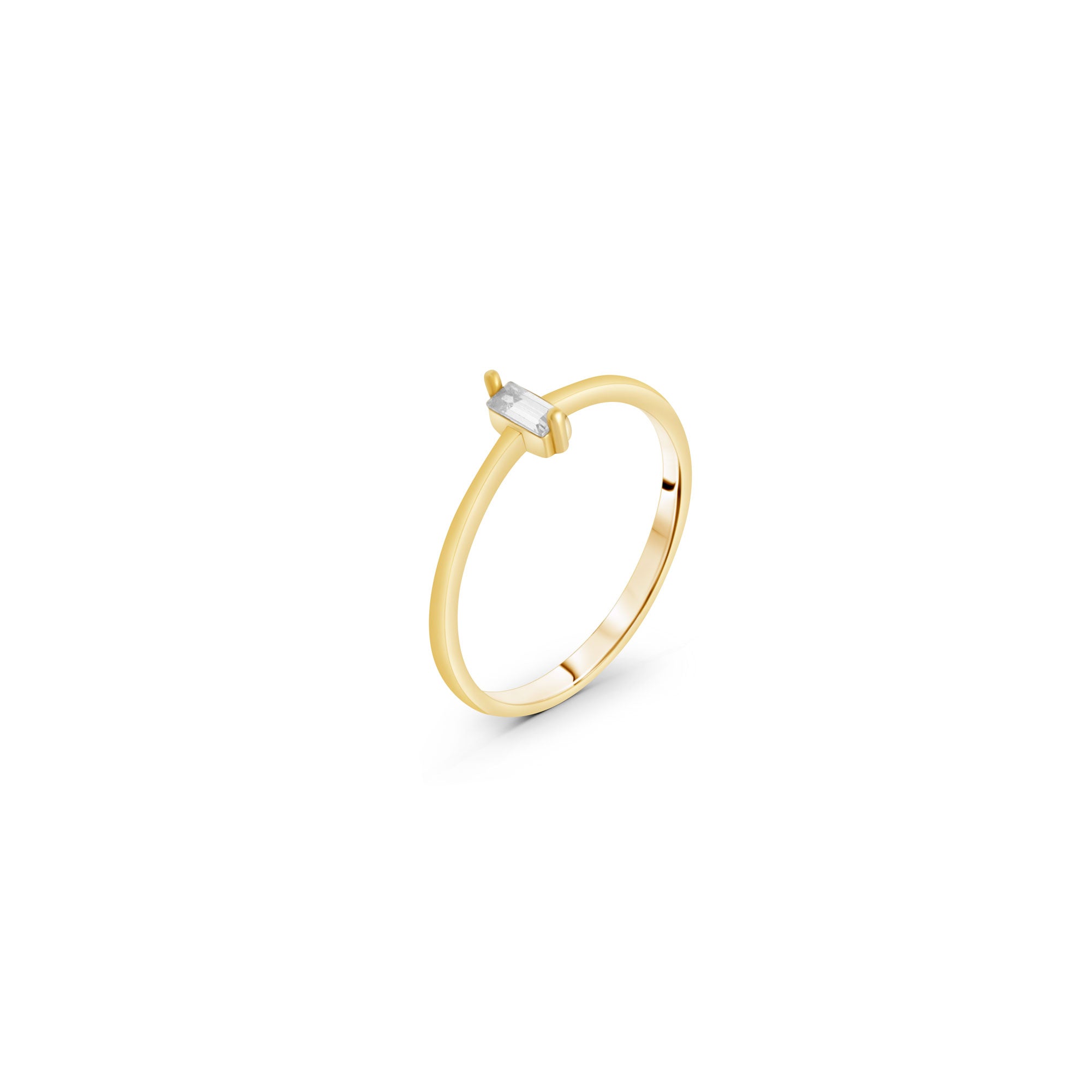Baguette Stone Ring