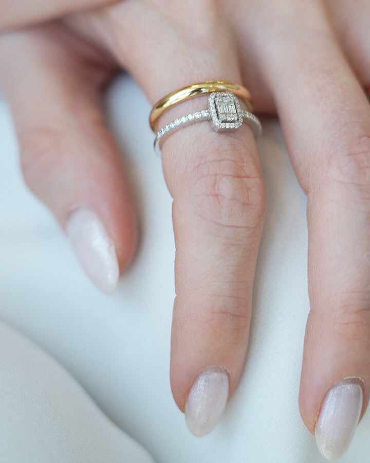 Diamond Duet Radiance Ring