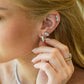 Diamond Huggie Hoops