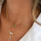 Crown Marquise Stones Necklace