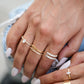 Double Line Cropped Ring
