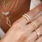 Double Line Cropped Ring