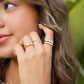Double Line Cropped Ring