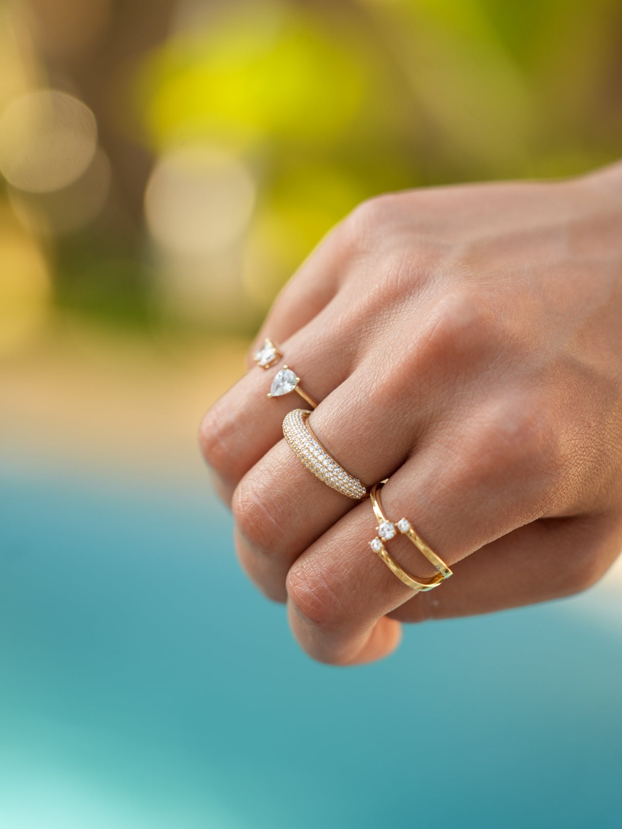 Studded Dome Ring