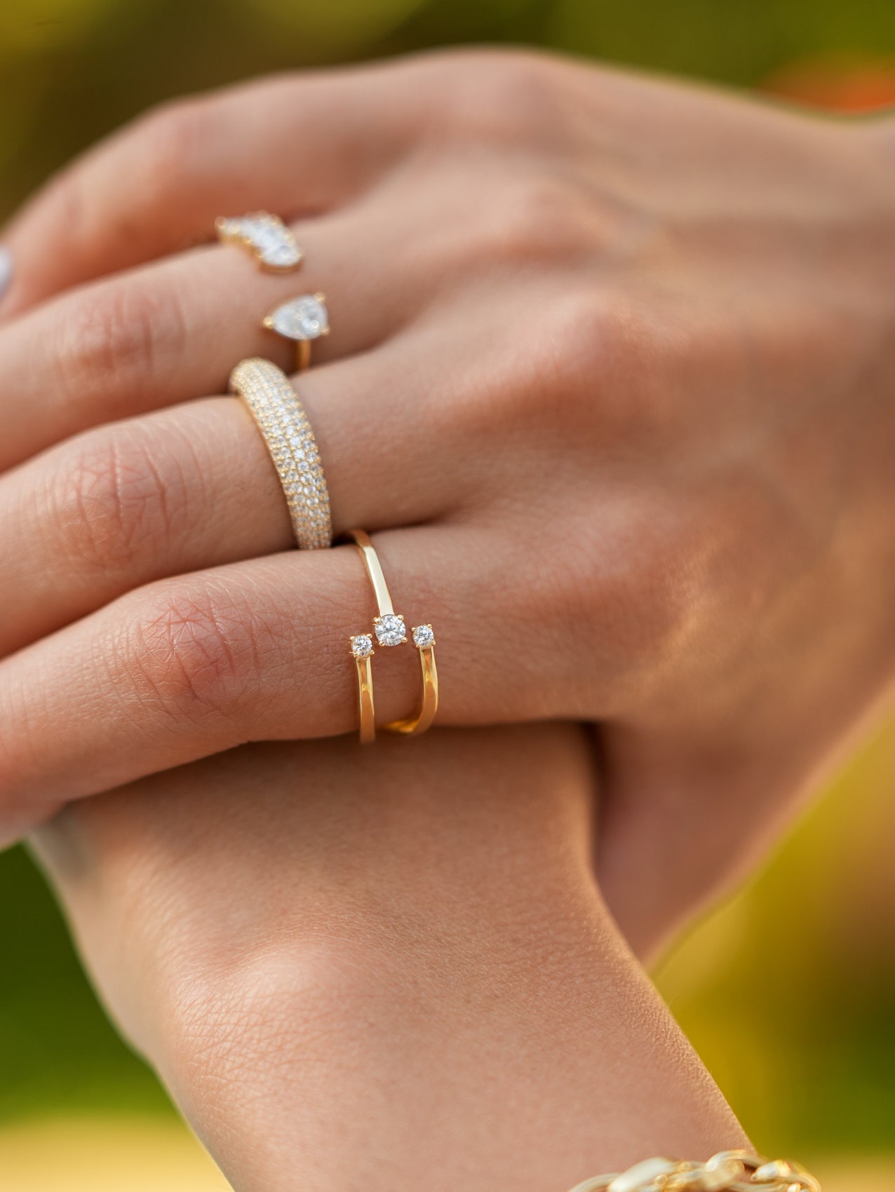 Studded Dome Ring