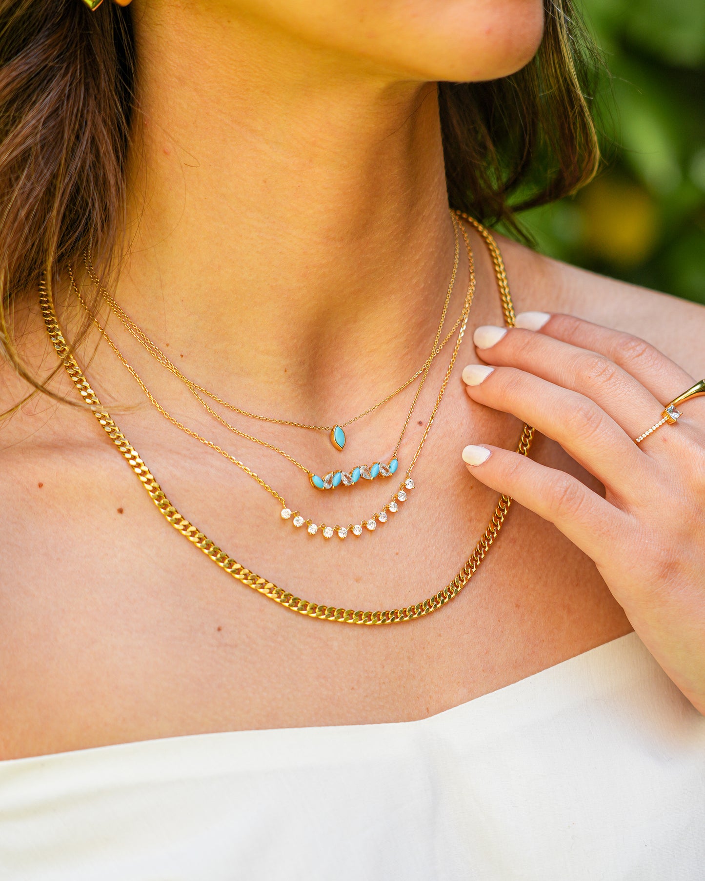 Mixed Stones Necklace