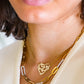 Letters in a Heart Necklace