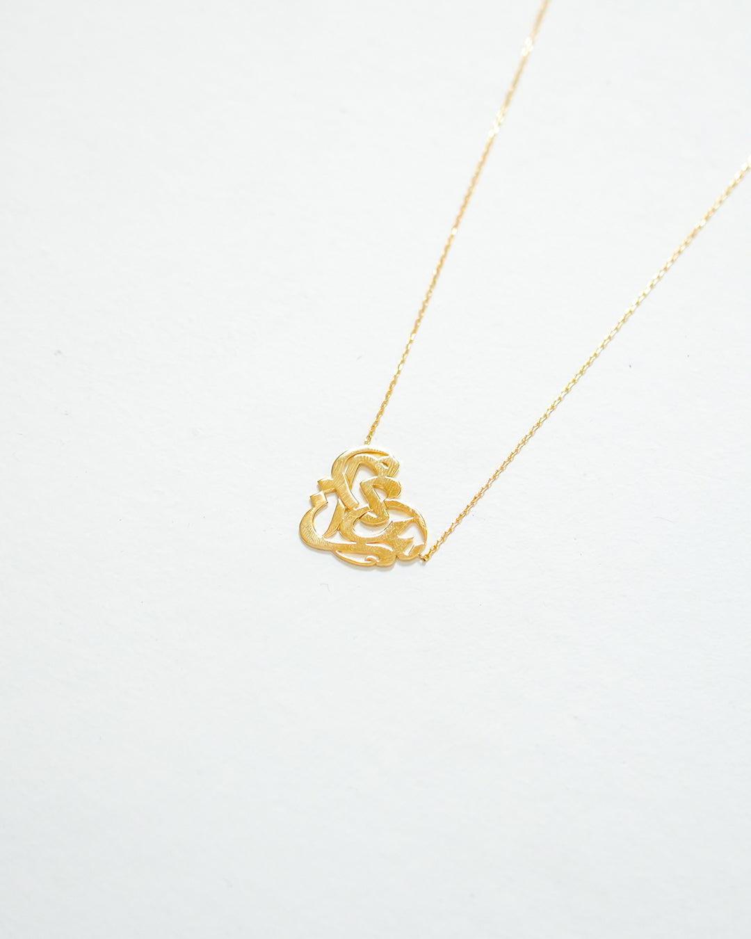 Letters in a Heart Necklace