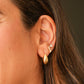 Double Diamond Marquise Stud