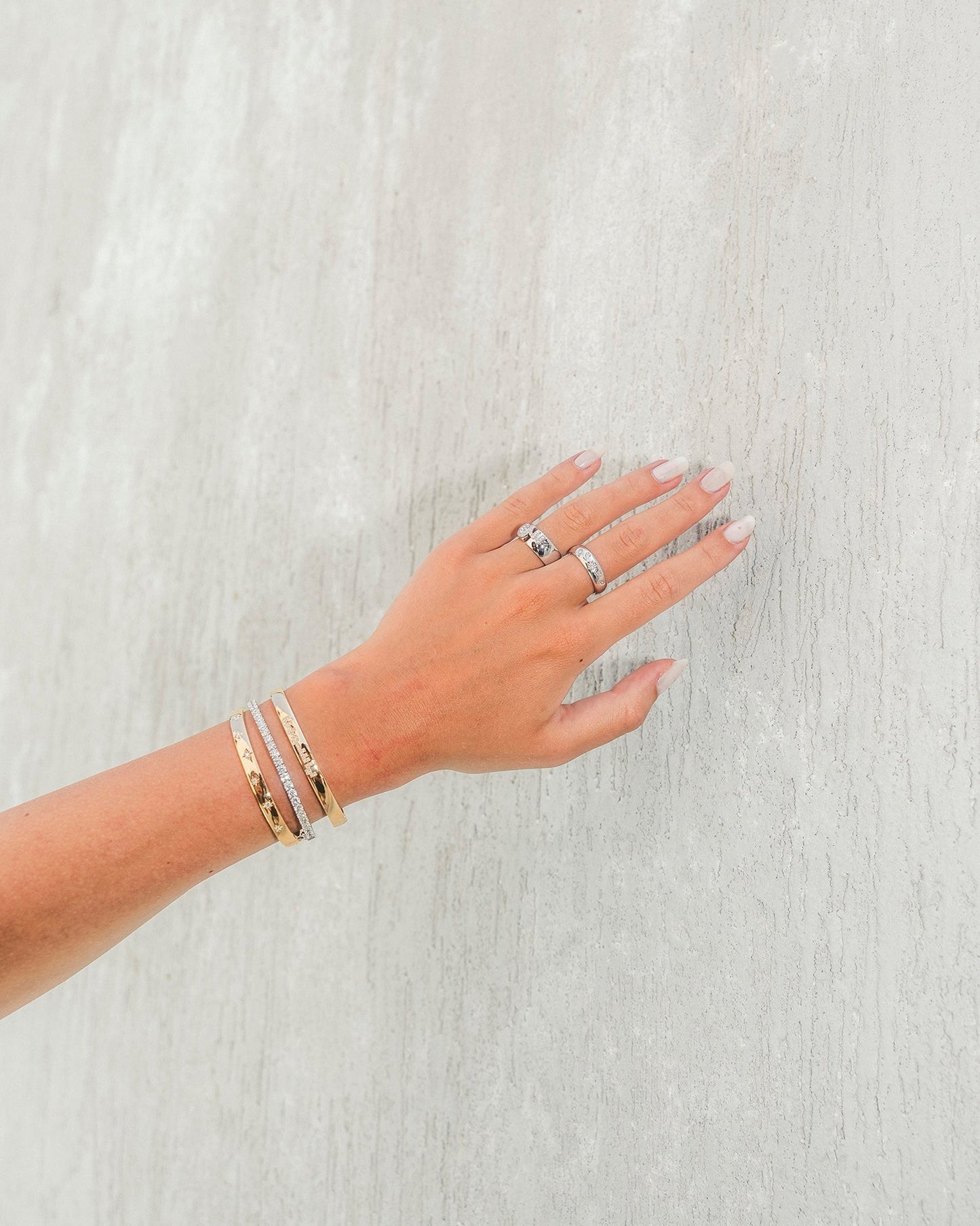 Diamond Starbursts Bangle