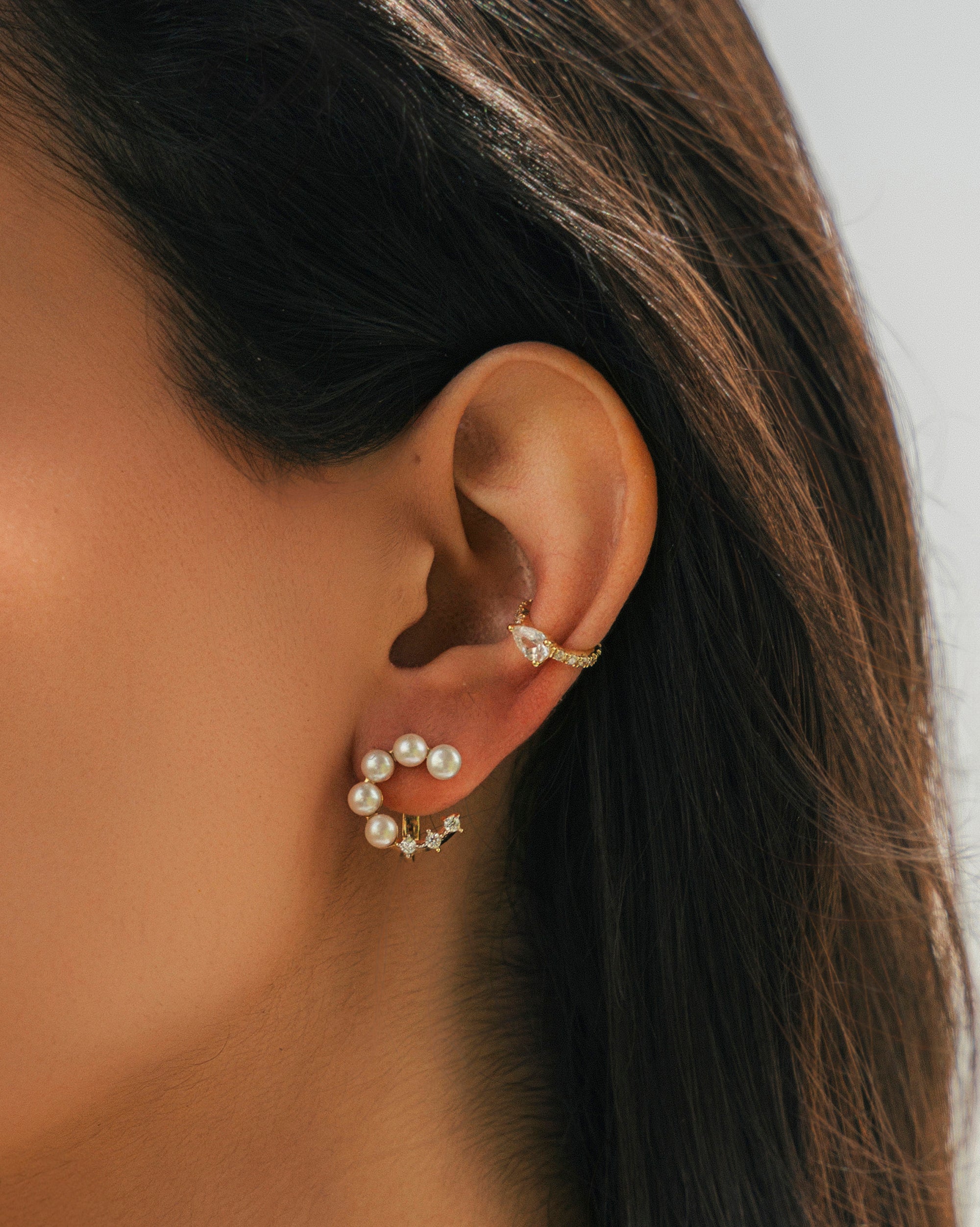 Crystal Pearl Earrings 2.0