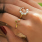 Crystal Pearl Ring