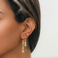 Double Marquise Stone Stud