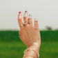 Crystal Pearl Ring