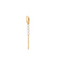 Long Four Pearls Drop Hoop