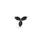 Sapphire Open Flower Stud