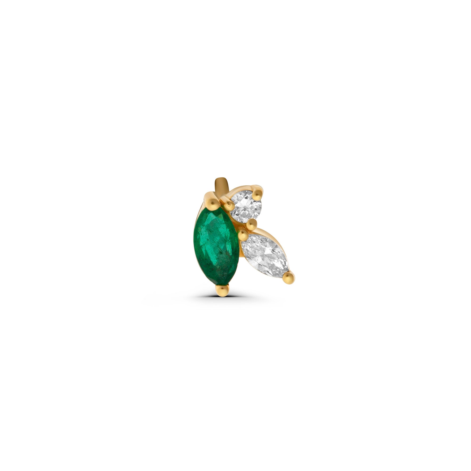 Diamonds Jasmine Bud Stud (Emerald)