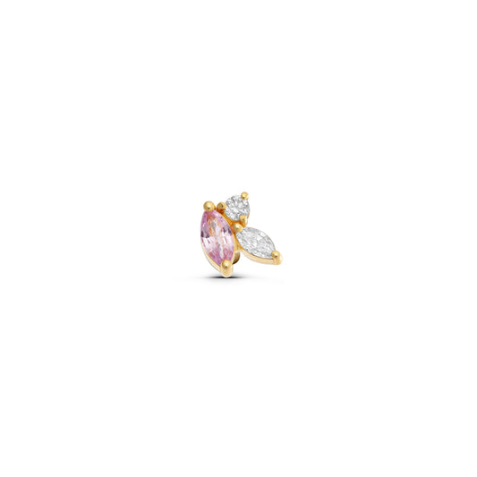 Diamonds Jasmine Bud Stud (Tourmaline)