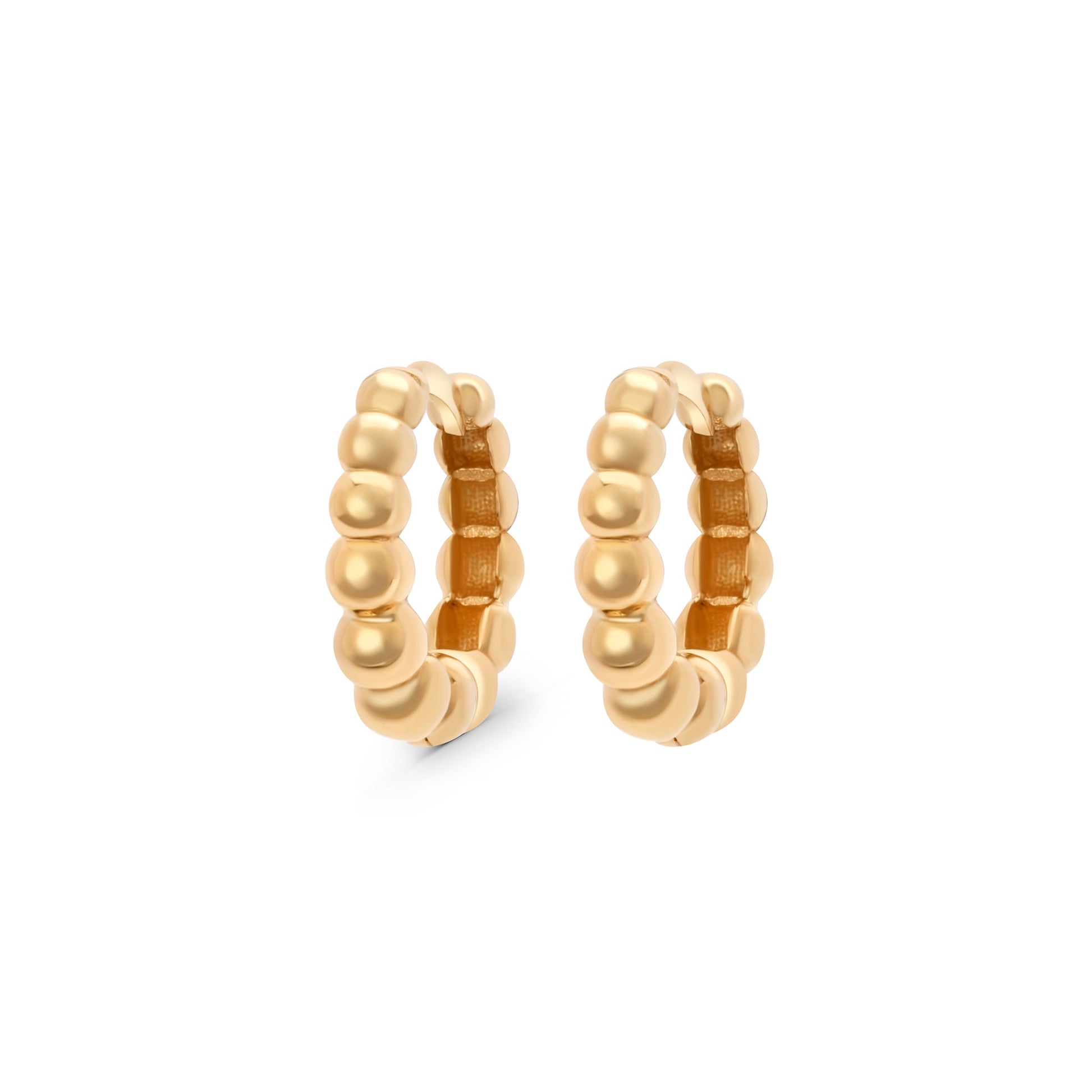 Bubbles Hoops | 18-karat gold. Bubbles Hoops | 18-karat gold.