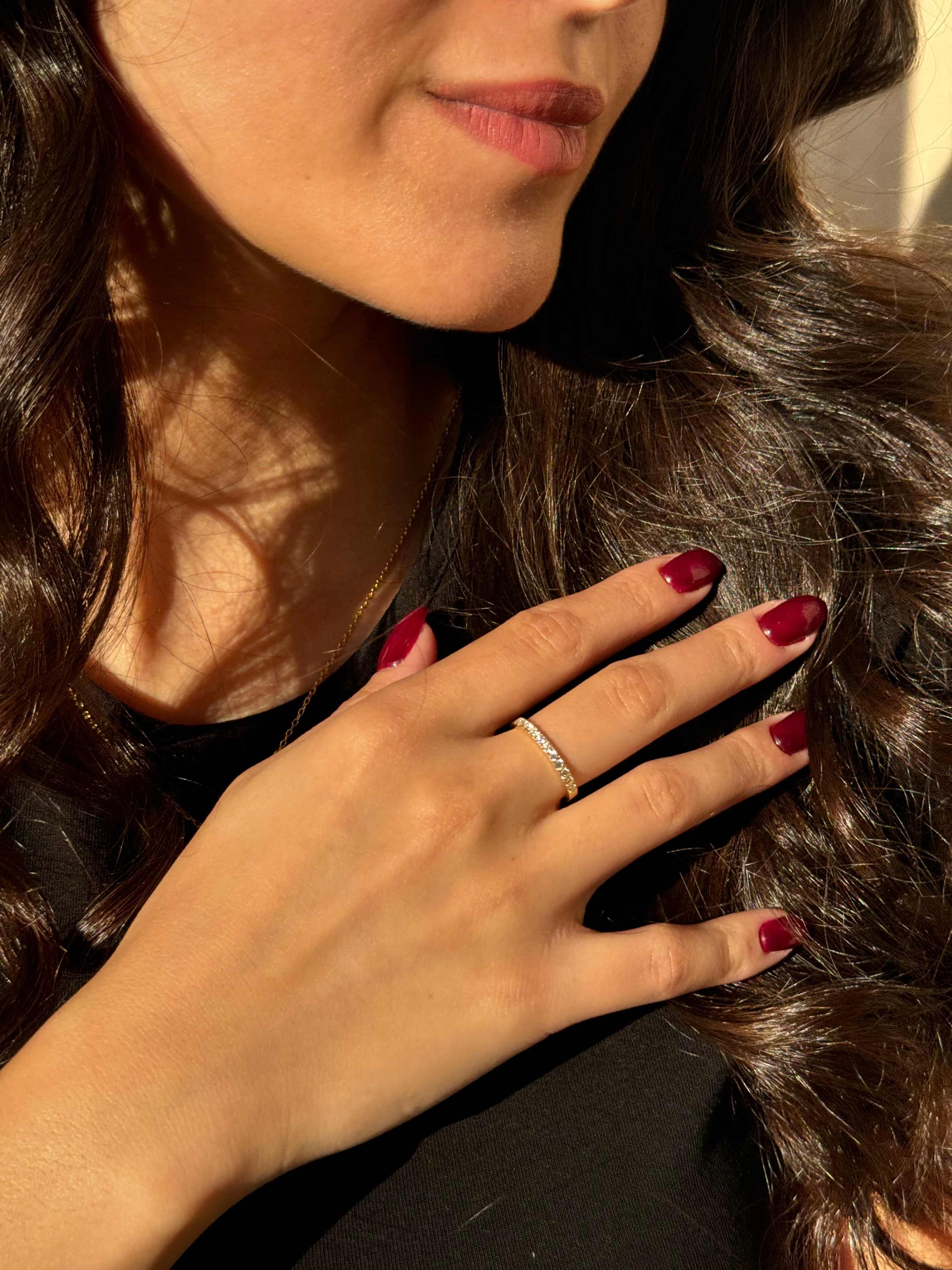 Diamond Line Ring 3.0