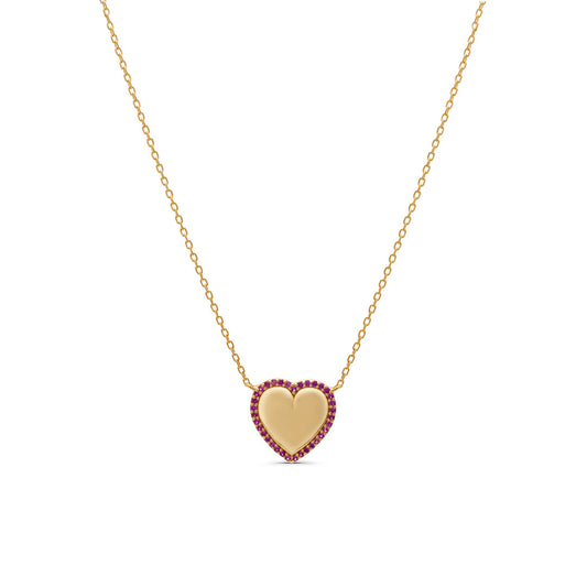 Framed Heart Necklace