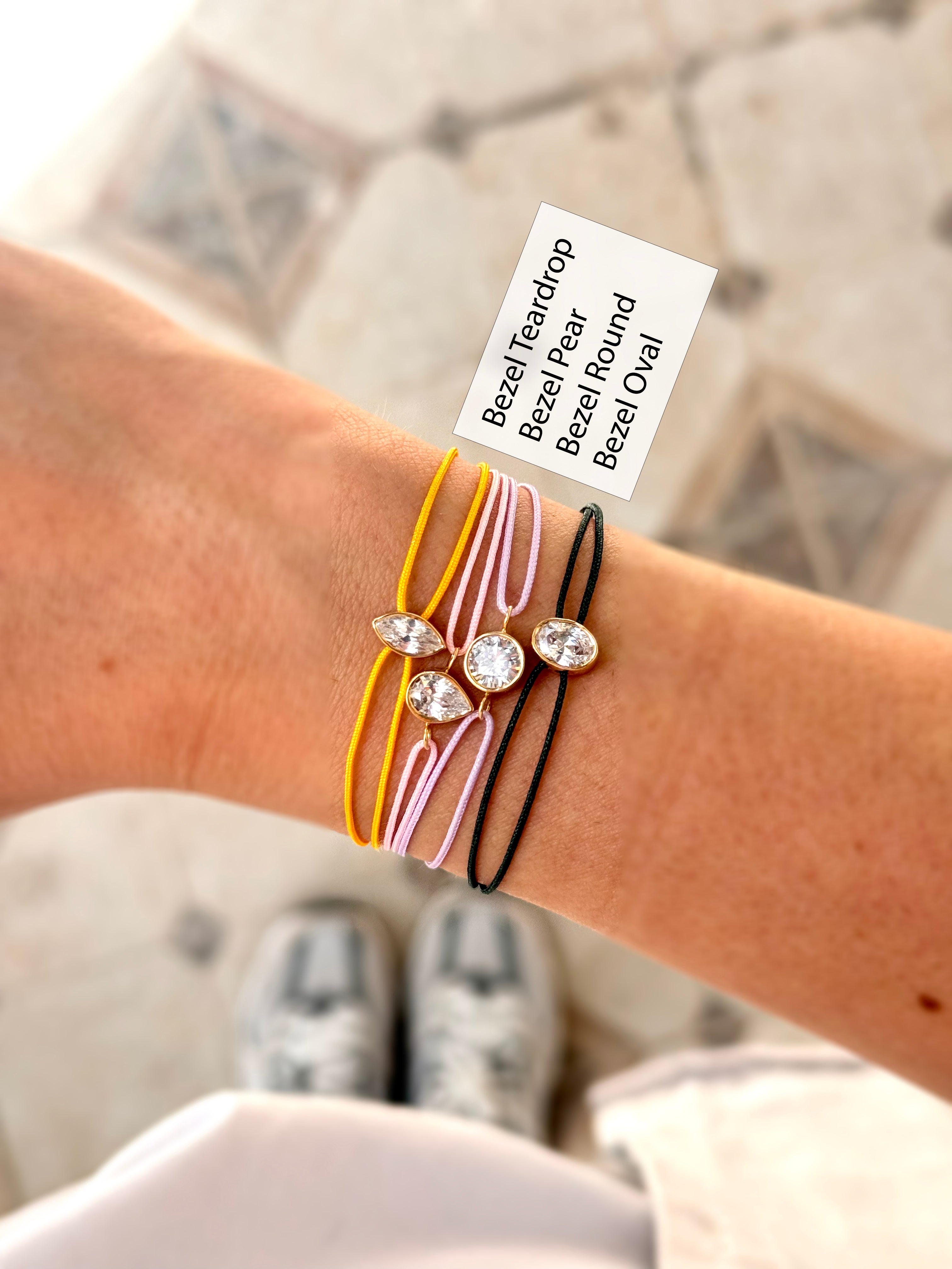 Sparkle Shape Thread Bracelet