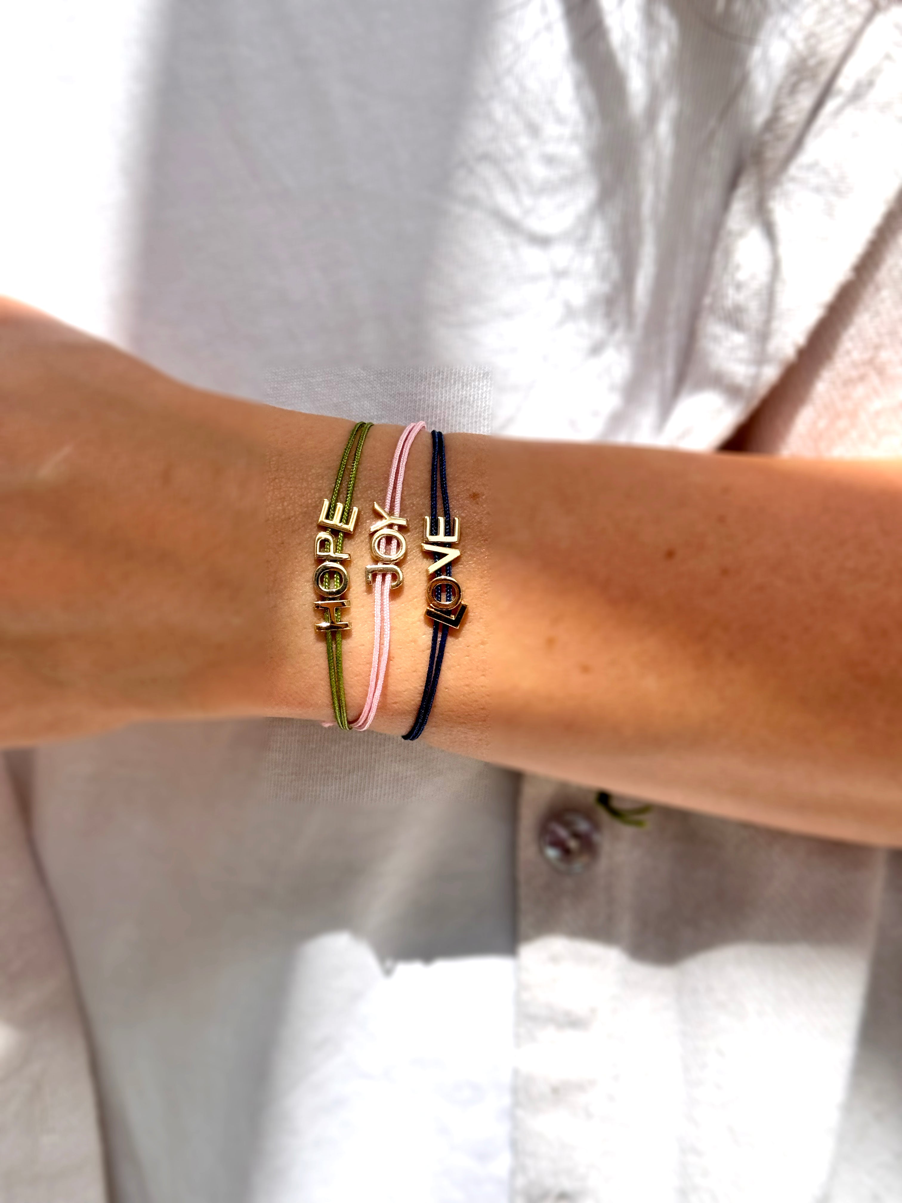 Letters Double Thread Bracelet