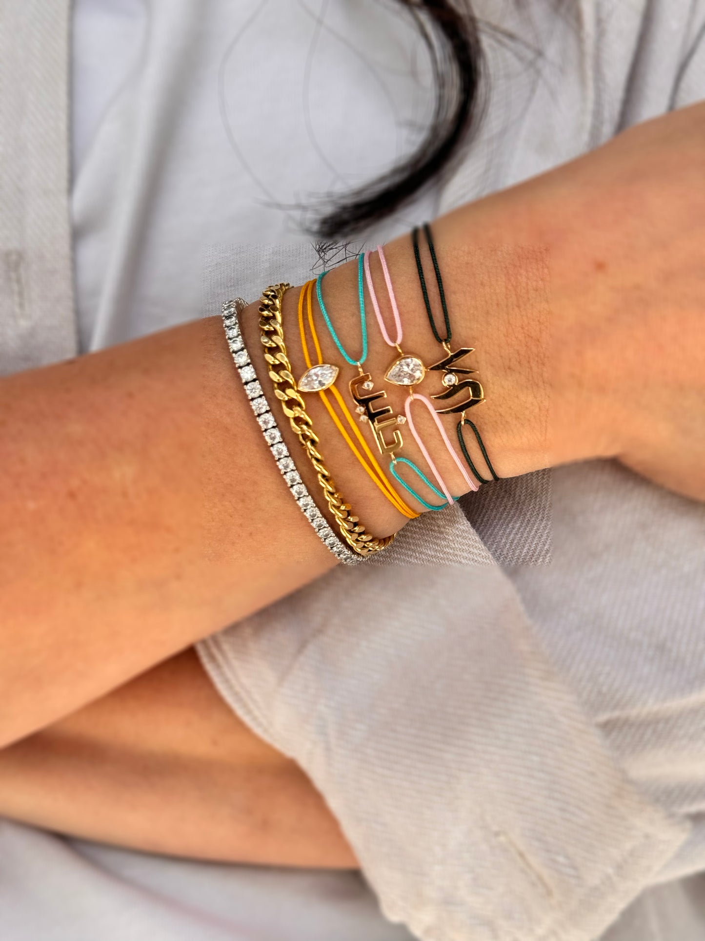 Date Thread Bracelet