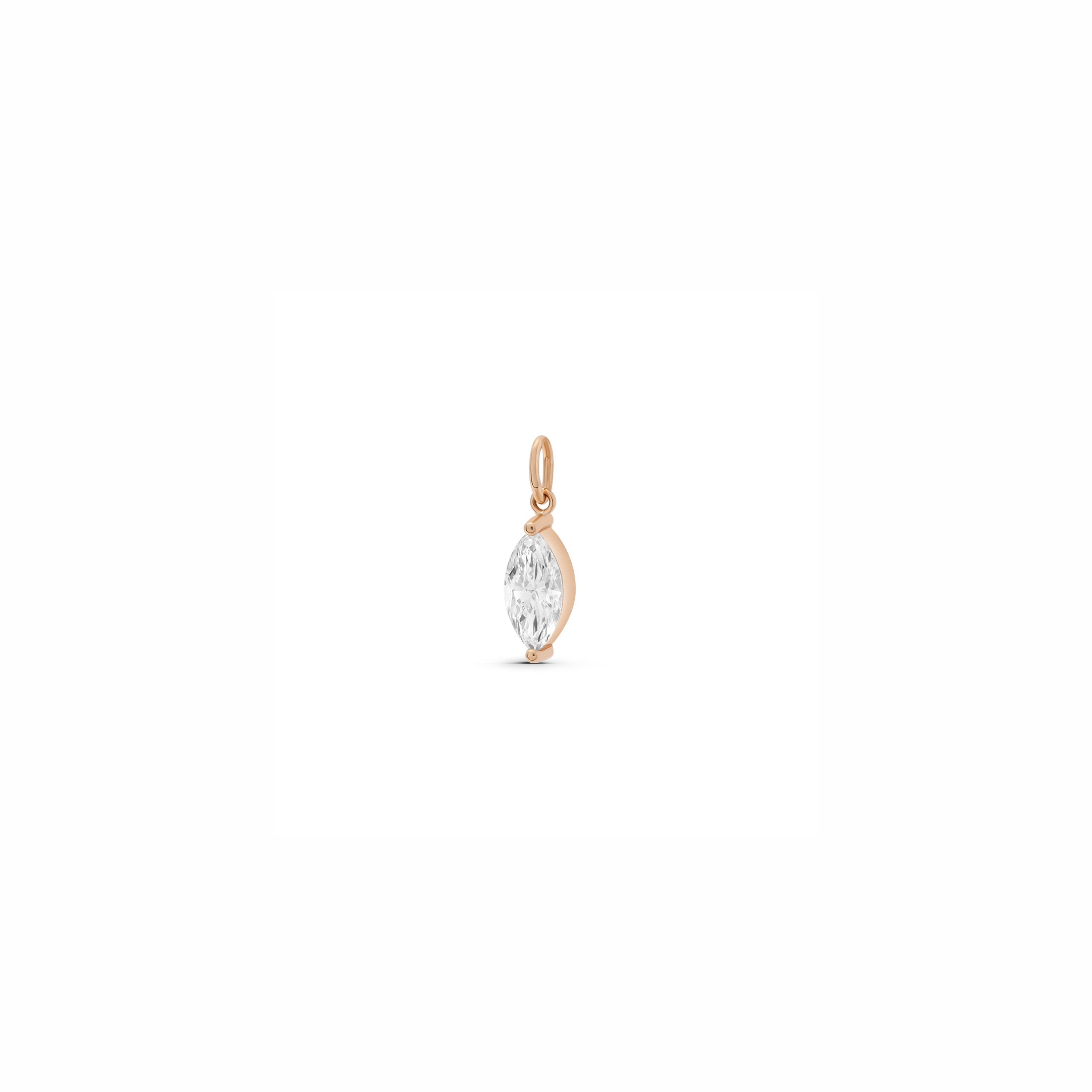 Lab Grown Diamond Marquise Charm
