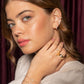 Diamond Flower Stud