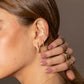 Diamond Thin Huggie Hoops