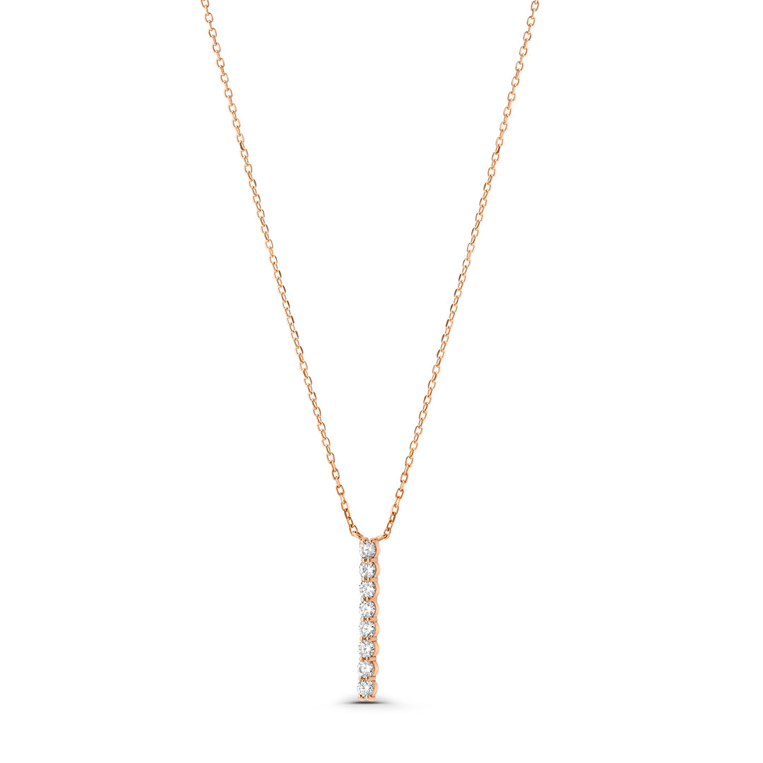 Mini Vertical Line Necklace