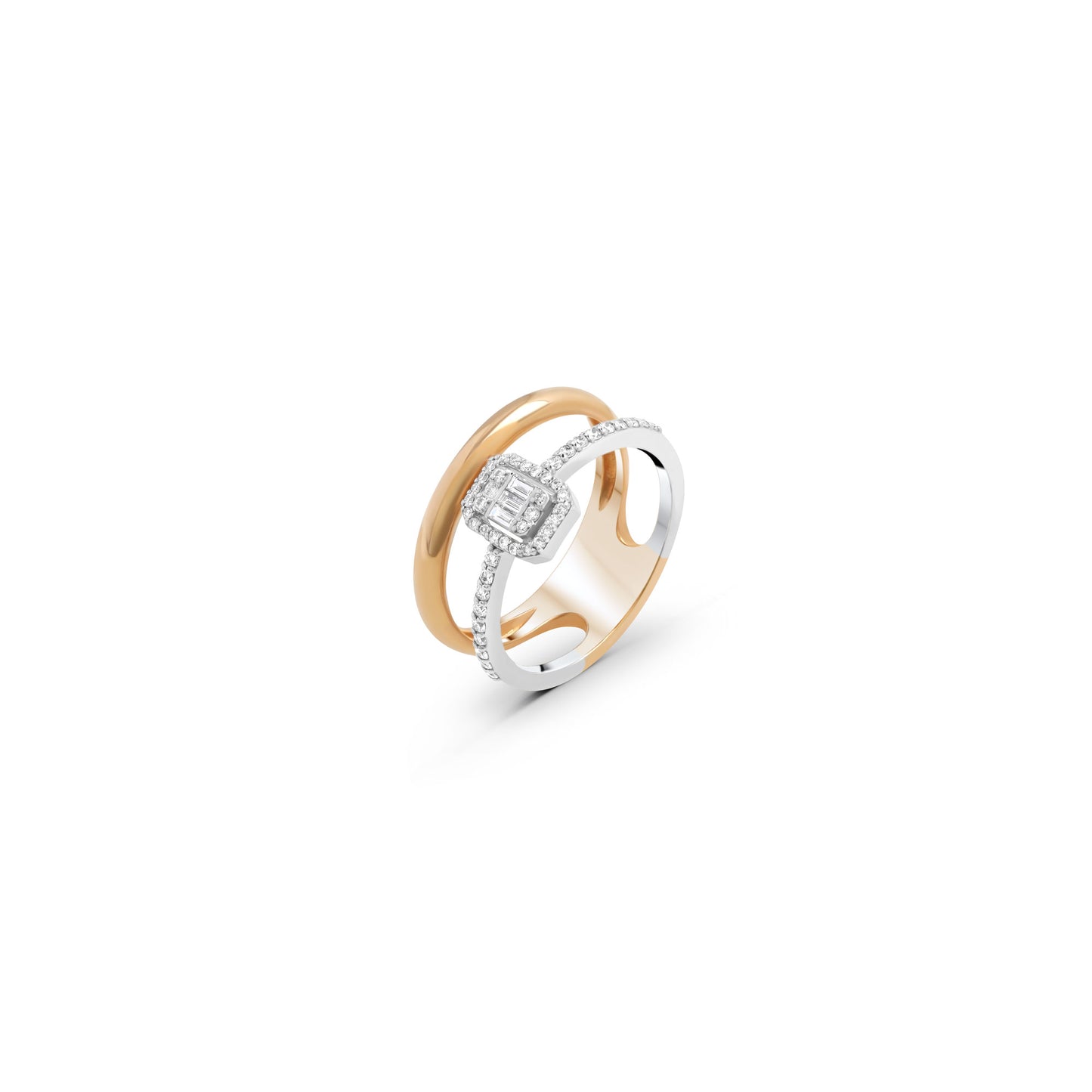 Diamond Duet Radiance Ring