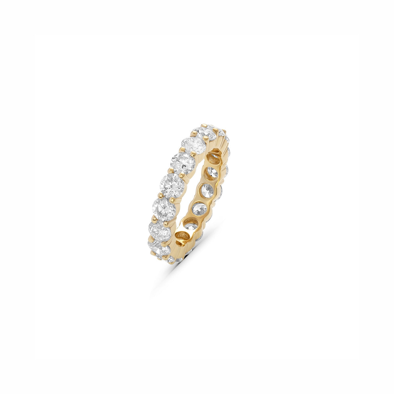 Lab Grown Diamond Round-Cut All-Around Ring