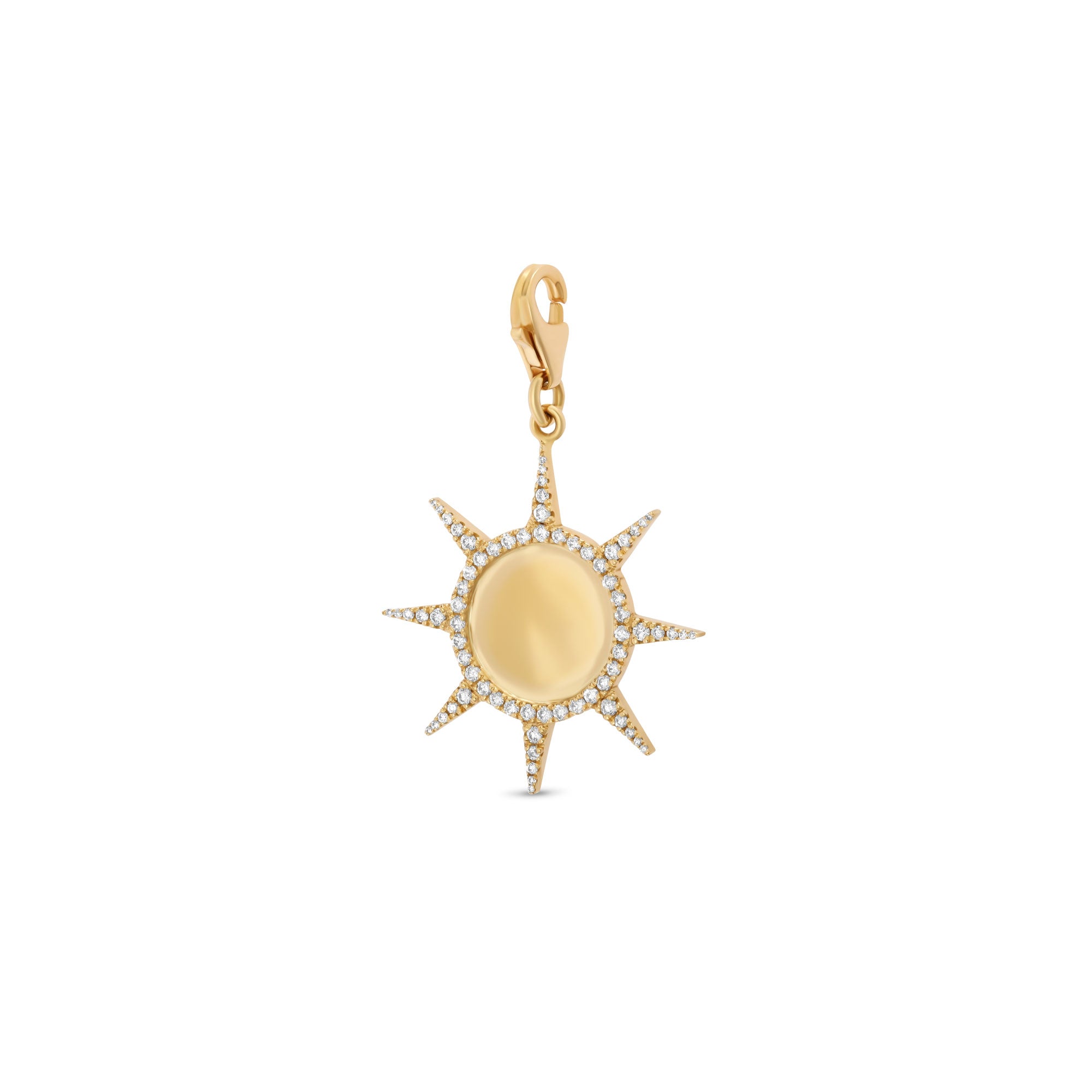 Studded Sun Charm