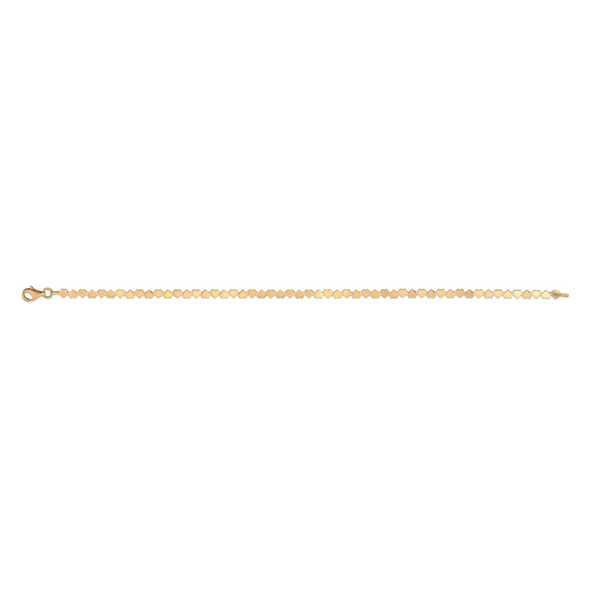 Hearts Chain Bracelet | 18k gold. Hearts Chain Bracelet | 18k gold.
