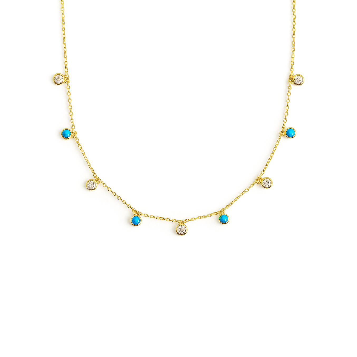 Turquoise Drop Choker/Necklace