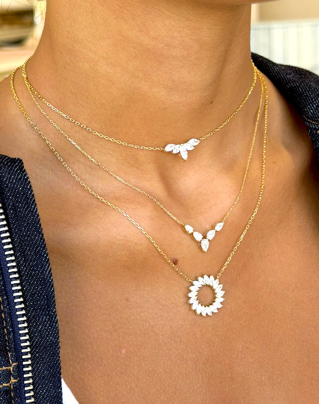 Lab Grown Diamond Wing Necklace