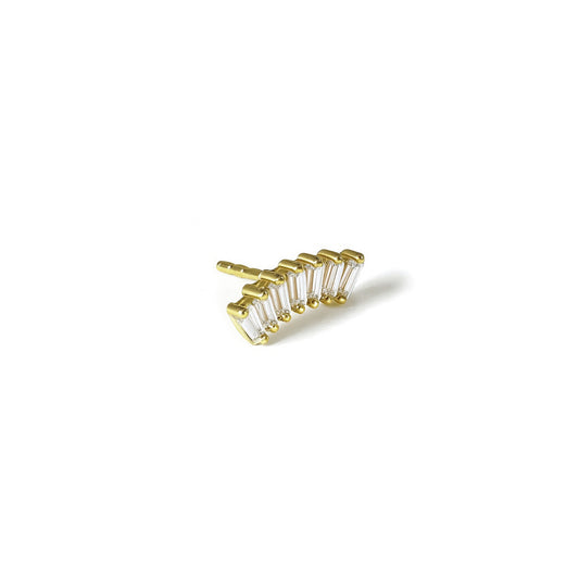 Baguette Wing Stud