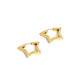 Half Star Hoops