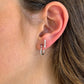 Diamond Line Drop Stud