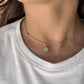 Kids Shape with Two Drop Stones Necklace